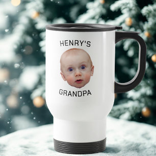 Taza De Viaje Personalizado divertida cara del bebé