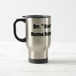 Taza De Viaje Personalizado Dr. Travel Mug