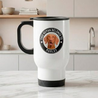 Taza De Viaje Personalizado Este Humano Pertenece a Amante de Pe