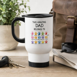 Taza De Viaje Personalizado Este Papá Increíble Pertenece A   Pe