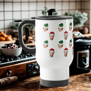 Taza De Viaje Personalizado Face 2 Fotos Regalo de Navidades de