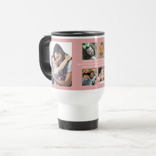 Taza De Viaje Personalizado Feliz cumpleaños Abuela 6 Collage de