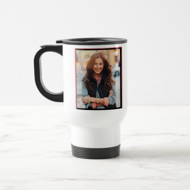 Taza De Viaje Personalizado fotografía personalizada Día de la m (Izquierda)