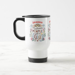 Taza De Viaje Personalizado GIGI Día de la Madre Cumpleaños Navi