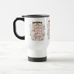 Taza De Viaje Personalizado GIGI Día de la Madre Cumpleaños Navi