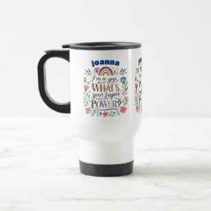 Taza De Viaje Personalizado GIGI Día de la Madre Cumpleaños Navi