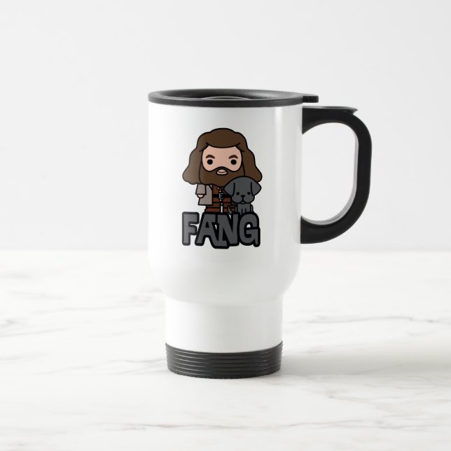 Taza De Viaje Personalizado Hagrid y Fang Character Art (Derecha)