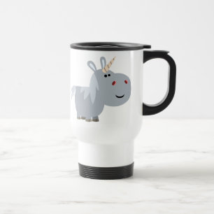 Taza De Viaje Personalizado inescrutable Unicorn, viajador a dom