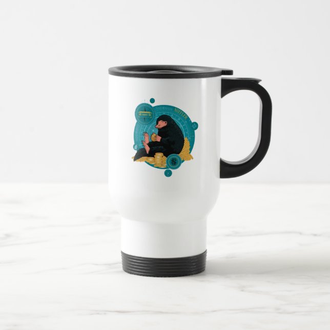 Taza De Viaje Personalizado NIFFLER™ Con Monedas De Oro (Derecha)