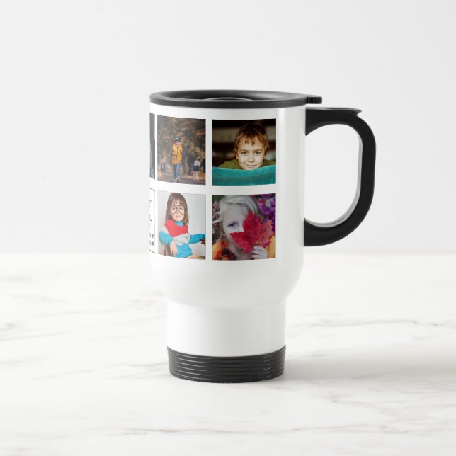 Taza De Viaje Personalizado Padres Day Love You Grandpa 9 Photo  (Derecha)