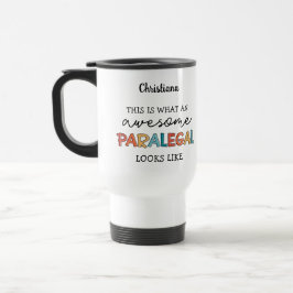Taza De Viaje Personalizado Paralegal Awesome Legal Assistant Fu