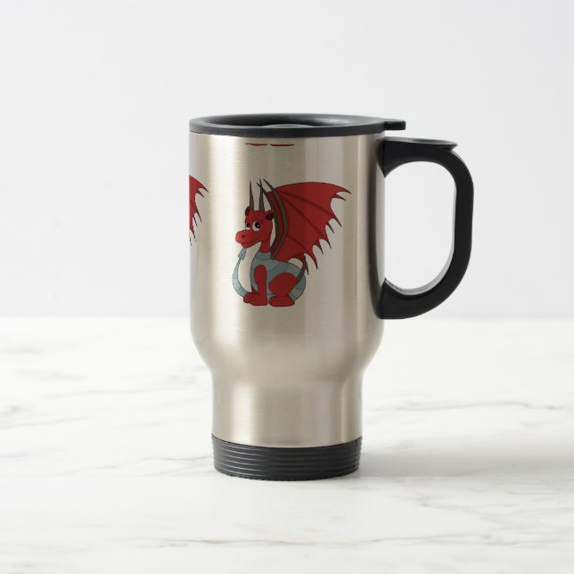 Taza De Viaje Personalizado Red Dragon (Derecha)