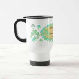 Taza De Viaje Personalizado Saying&Shamrock