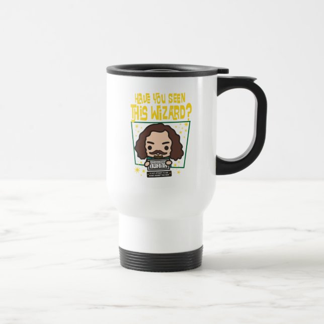 Taza De Viaje Personalizado Sirius Black Wanted Poster Graphic (Derecha)
