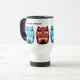 Taza De Viaje Personalizado Yokai Oni (Demón japonés)