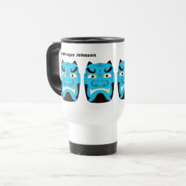 Taza De Viaje Personalizado Yokai Oni (Demonio Japonés)