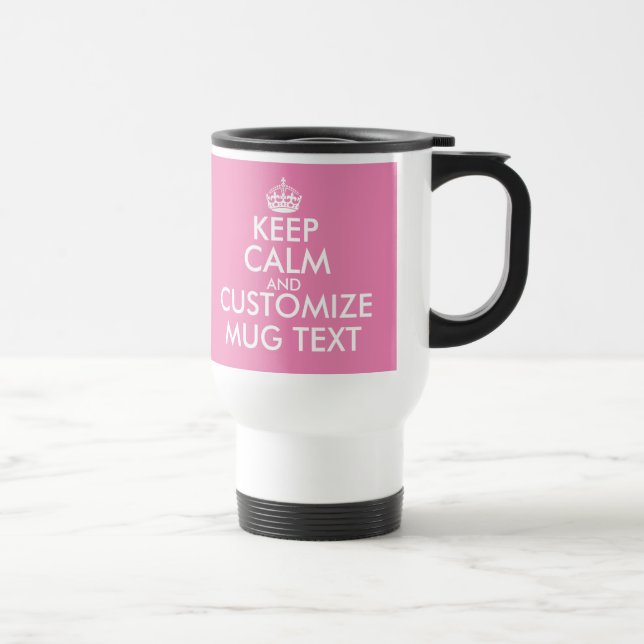 Taza De Viaje Personalizar Mantener el café tranquilo para ir a  (Derecha)