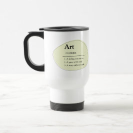 Taza De Viaje Personalized Art Dictionary Style Travel Mug