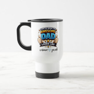 Taza De Viaje Personalized Best Daddy Ever | Custom Father’s Day
