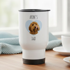 Taza De Viaje Personalized Dog Dad Travel | Custom Pet Photo