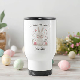 Taza De Viaje Personalized Grandma’s First Easter Travel Mug