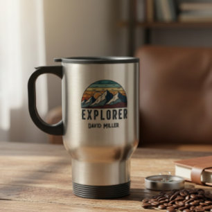 Taza De Viaje Personalized Thermal Travel Mug   Explorer Mug 