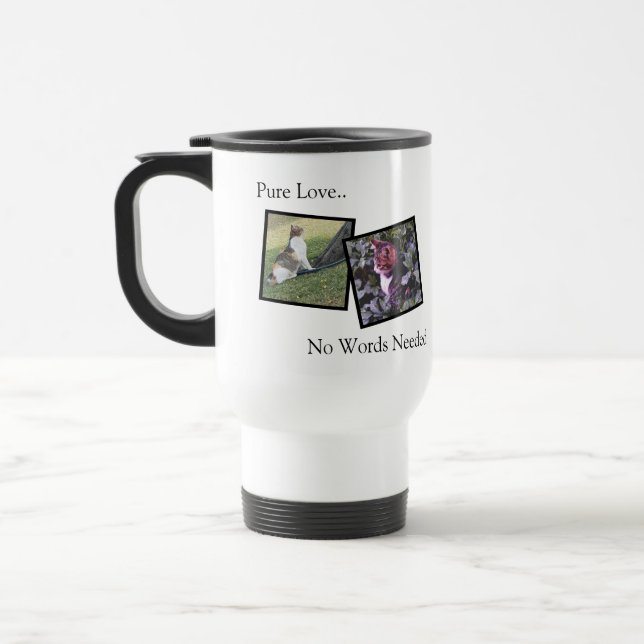 Taza De Viaje Personalized Travel Mug For Animal Lovers (Izquierda)