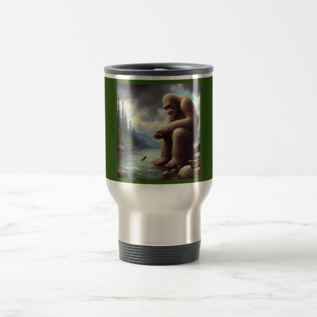 Taza De Viaje Pesca a pie de página (Centro)