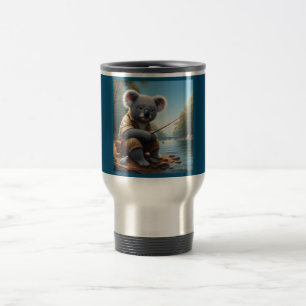 Taza De Viaje Pesca de Koala