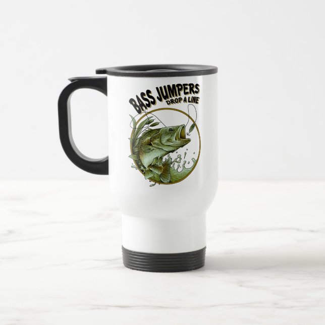 Taza De Viaje Pesca de los puentes de los vasos (Izquierda)