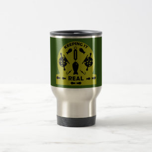 Taza De Viaje Pesca de río salvaje