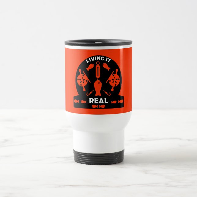 Taza De Viaje Pesca de salmón salvaje (Centro)