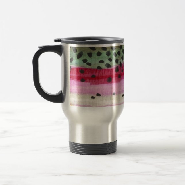 Taza De Viaje Pesca de trucha arco iris (Izquierda)