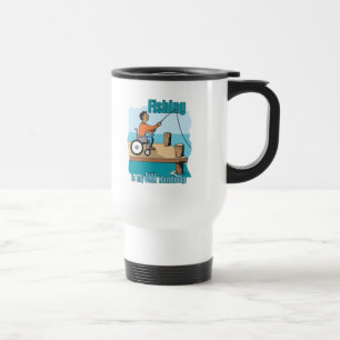 Taza De Viaje Pesca en silla de ruedas de Handicap