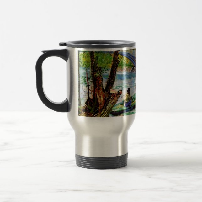 Taza De Viaje Pesca en Spring Vincent van Gogh (Izquierda)