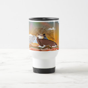 Taza De Viaje Pesca frente a las costas de África