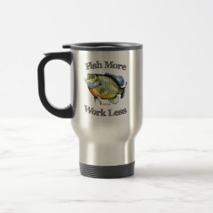 Taza De Viaje Pesca Más Pescado De Pescado Menos