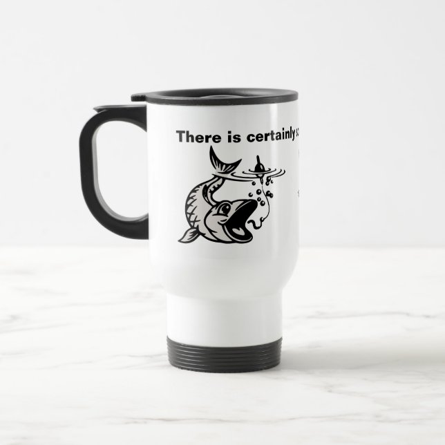 Taza De Viaje Pesca - Sensación pacífica y tranquila (Izquierda)