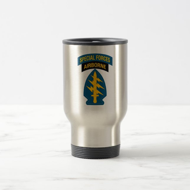 Taza De Viaje Pestaña aérea de las fuerzas especiales (Centro)