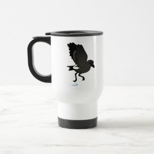 Taza De Viaje Petrel de la tormenta de la lixiviación (alboroto