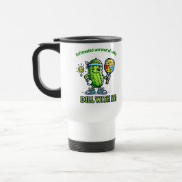 Taza De Viaje Pickleball Funny Coffee Mug Drinkware Kitchen