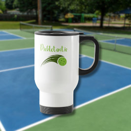 Taza De Viaje Pickleball Pickletastic elegante pun