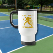 Pickleball Speedball jugador con velocidad
