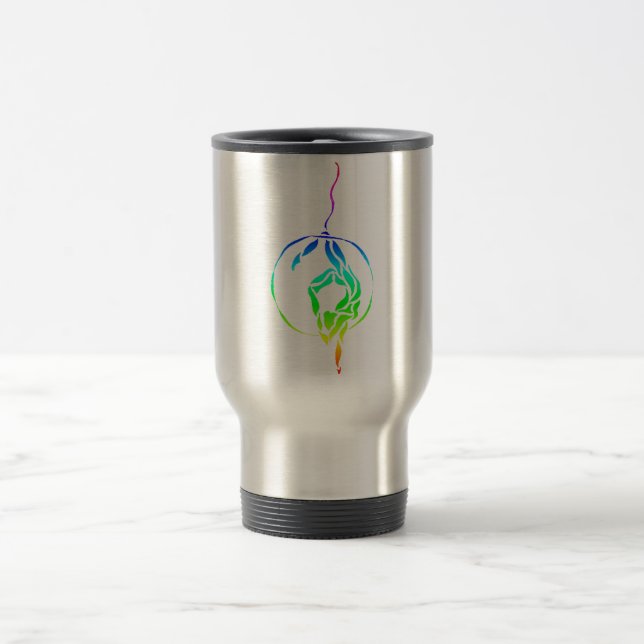 Taza De Viaje Pie aérea en el arcoiris (Centro)