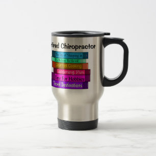 Taza De Viaje Pila jubilada de los regalos del Chiropractor del