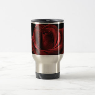 Taza De Viaje Pilar de lanzamiento de rosa roja