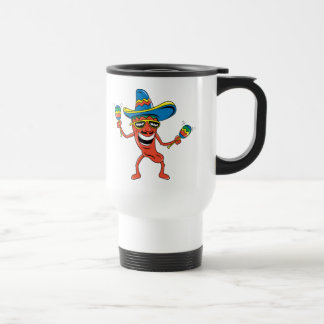 Taza De Viaje Pimienta de chile mexicana
