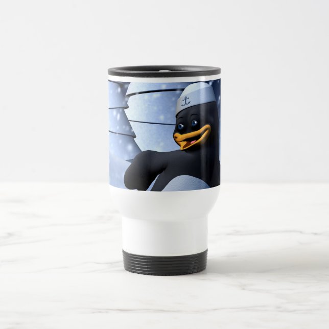 Taza De Viaje Pingüino bailando (Centro)