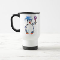 Pingüino caprichoso y chiflado