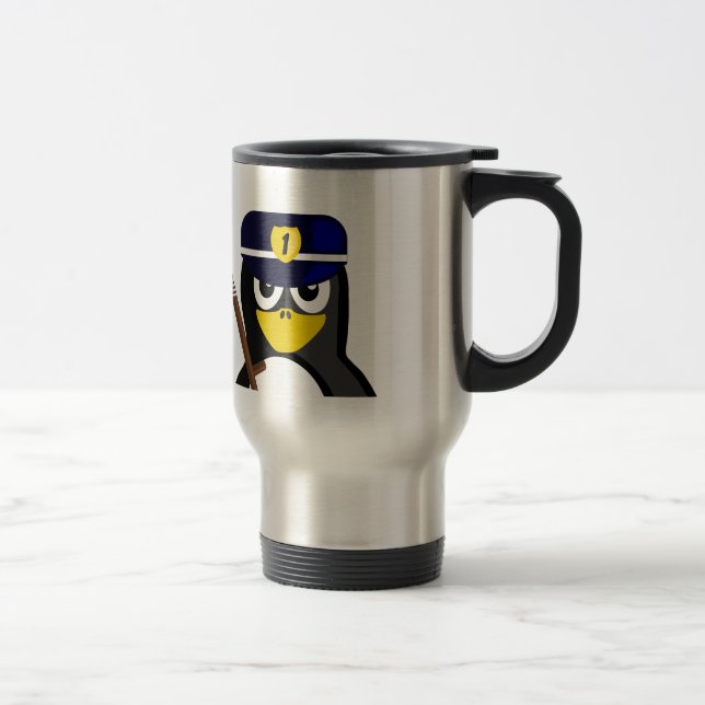 Taza De Viaje Pingüino del policía (Derecha)